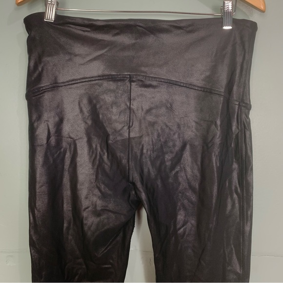 Spanx Faux Leather Plus Size 2XL Black 2437P - Picture 7 of 13